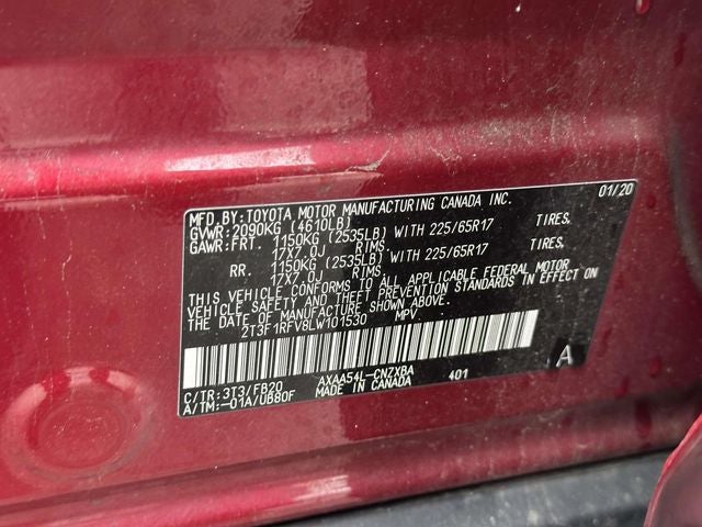 2020 Toyota RAV4 LE