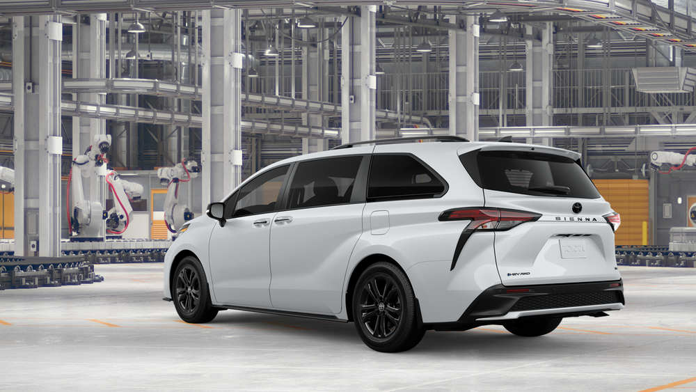 2026 Toyota Sienna XSE exterior view from Sansone Toyota inventory for performance and drivetrain section