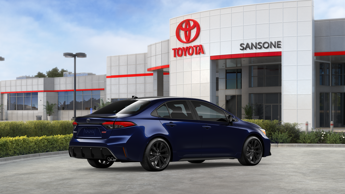2026 Toyota Corolla dashboard and interior at Sansone Toyota