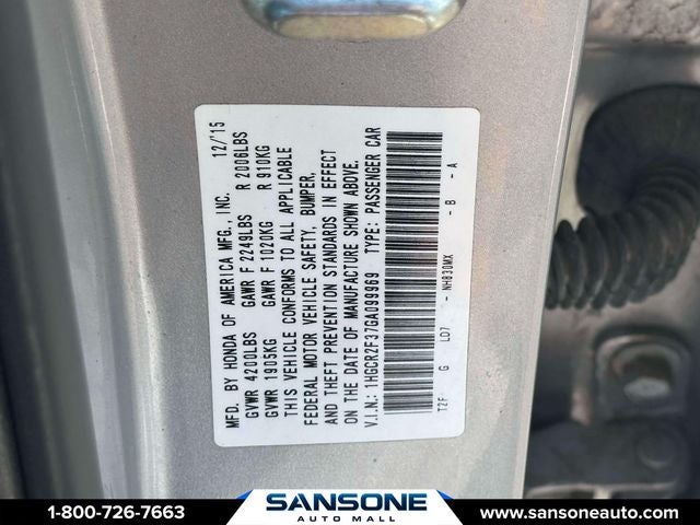 2016 Honda Accord LX