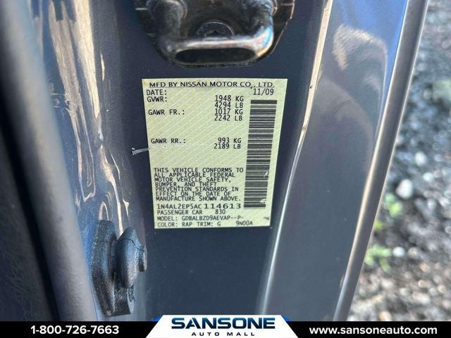 2010 Nissan Altima 2.5 S