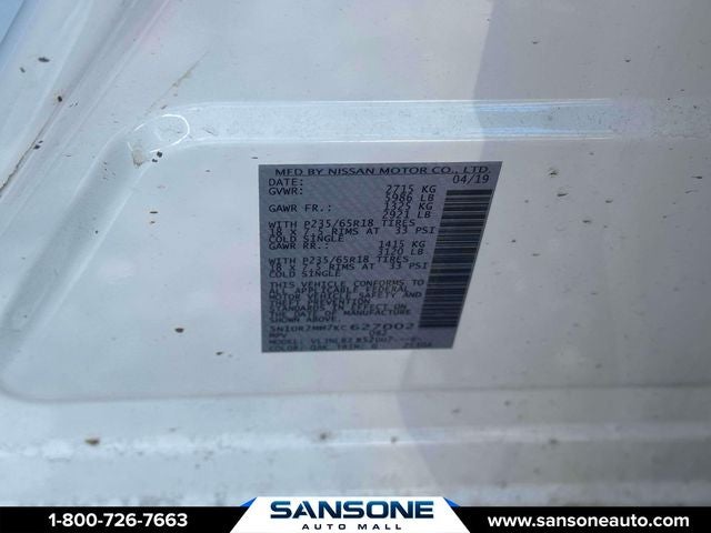 2019 Nissan Pathfinder S