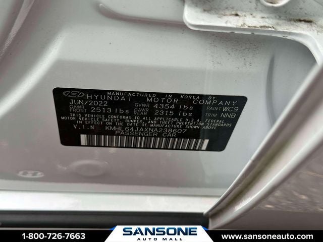 2022 Hyundai Sonata SEL