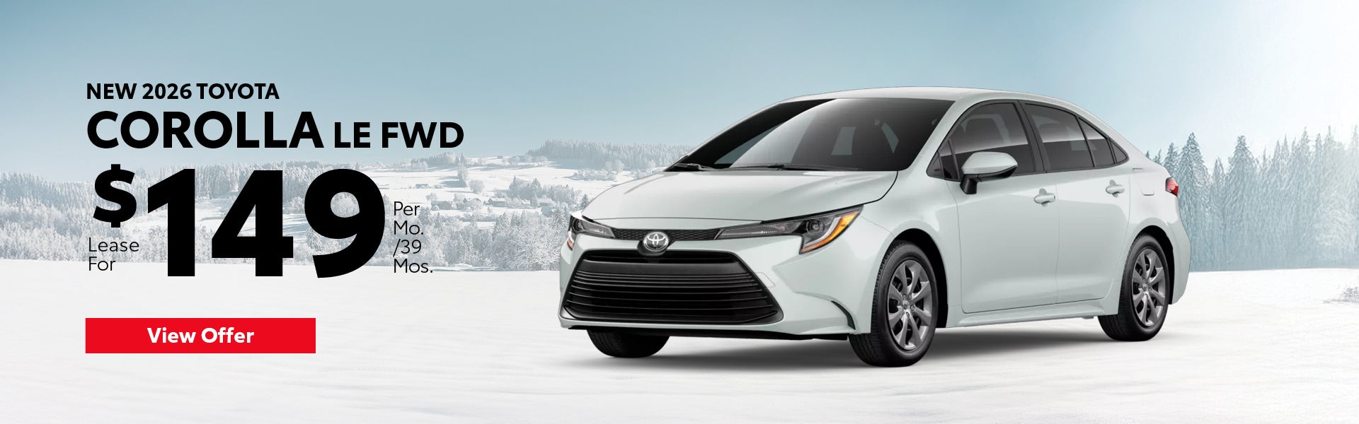 2026 Toyota Corolla LE FWD