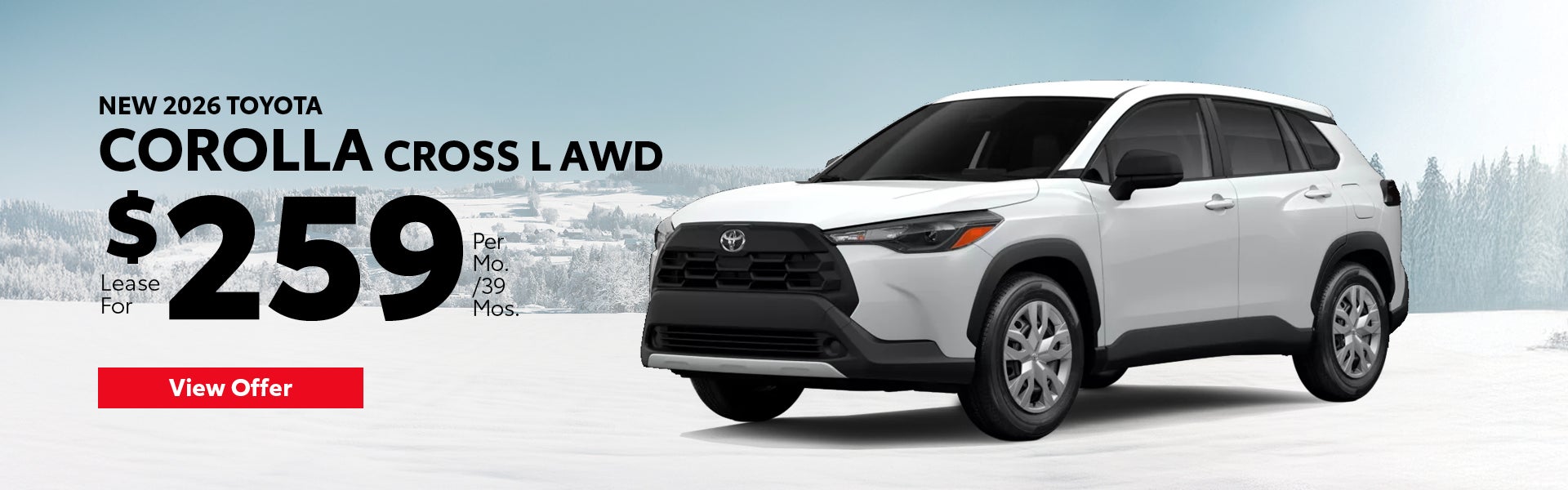 2026 Toyota Corolla Cross L AWD 