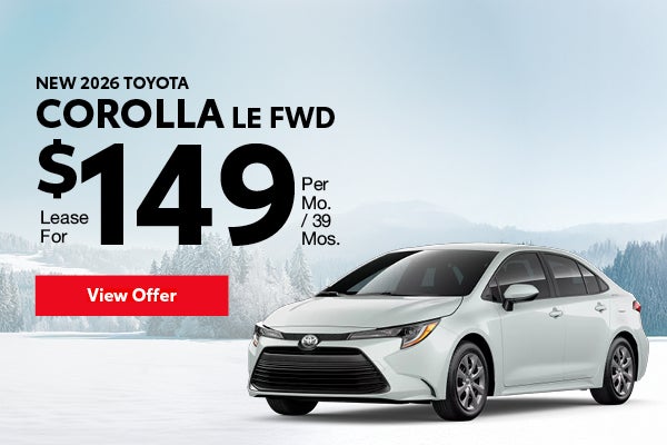 2026 Toyota Corolla LE FWD
