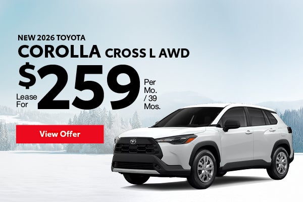 2026 Toyota Corolla Cross L AWD 