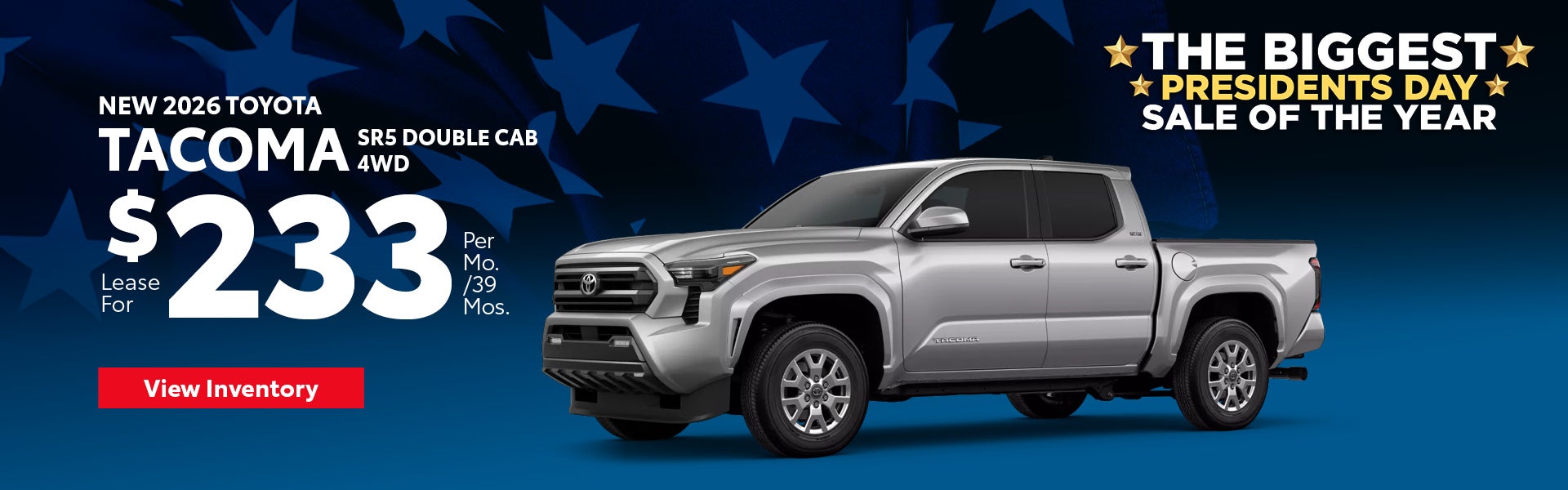 New 2026 Toyota Tacoma SR5 Double Cab 4WD