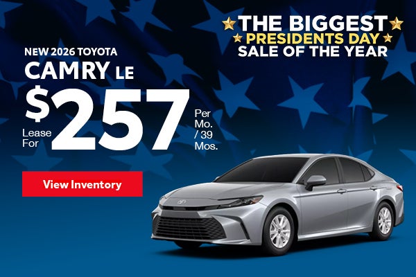 New 2026 Toyota Camry LE 