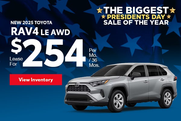 New 2025 Toyota RAV4 LE AWD