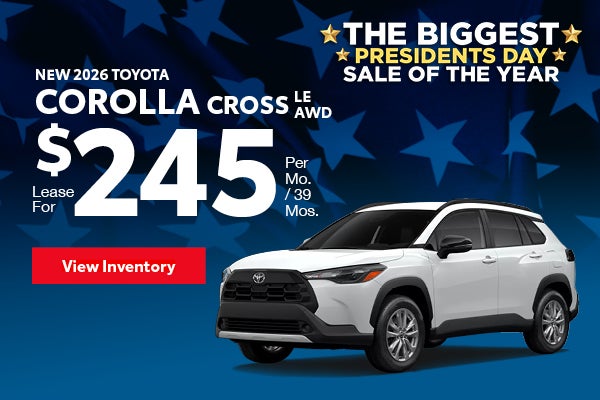 New 2026 Toyota Corolla Cross LE AWD