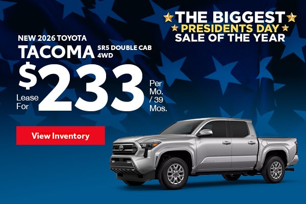 New 2026 Toyota Tacoma SR5 Double Cab 4WD