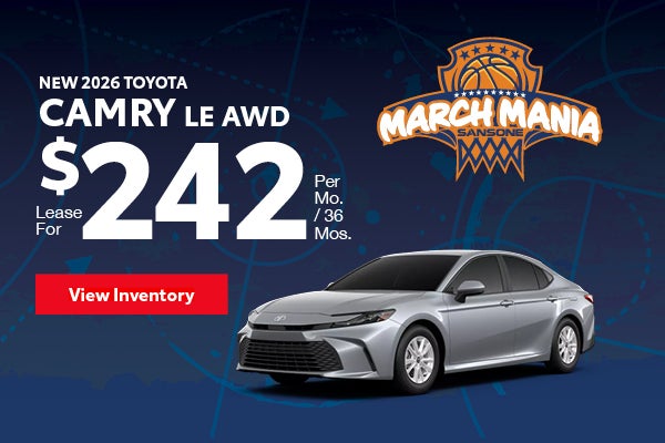 New 2026 Toyota Camry LE AWD
