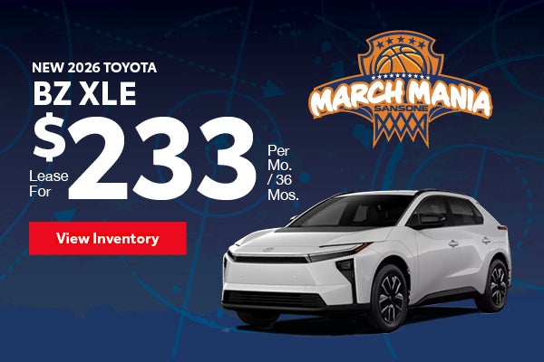 New 2026 Toyota bZ XLE