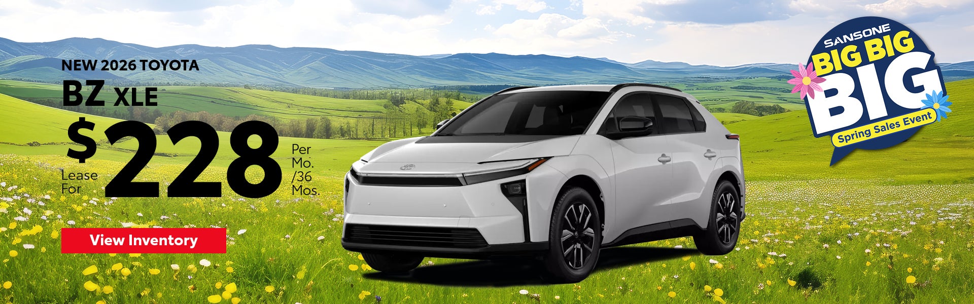 New 2026 Toyota bZ XLE 