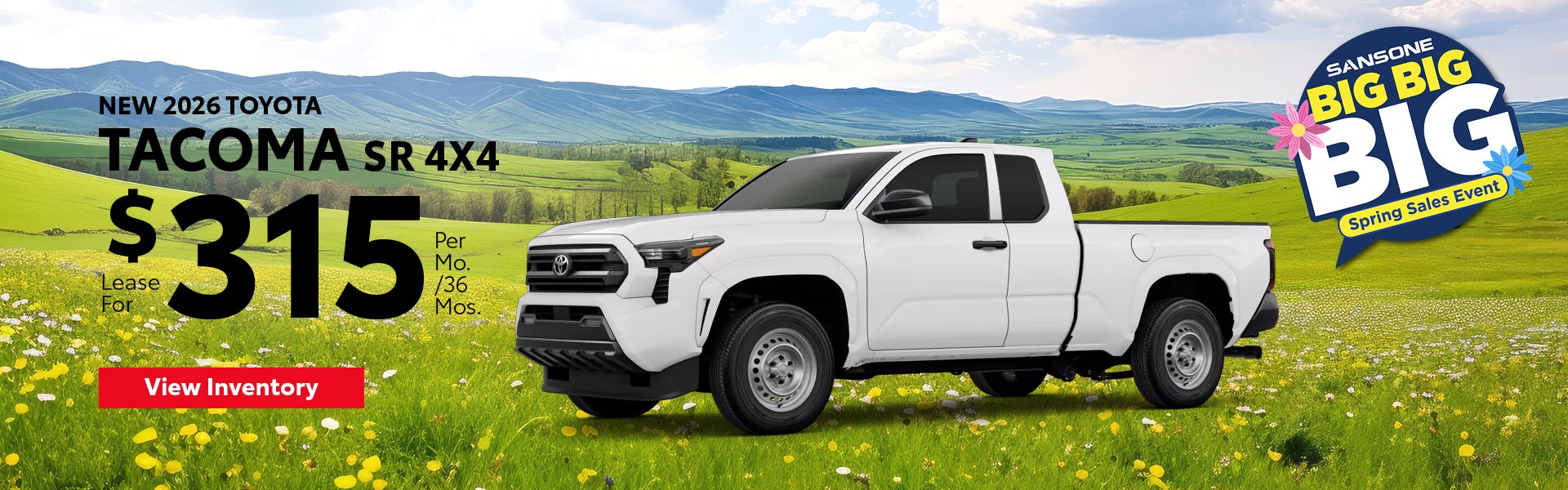 New 2026 Toyota Tacoma SR 4x4