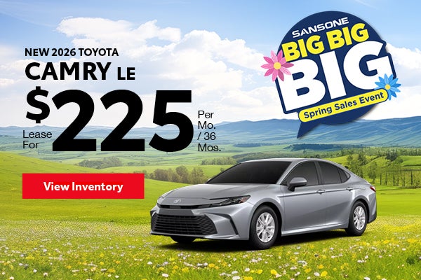 New 2026 Toyota Camry LE 