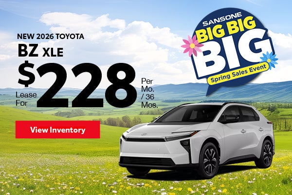 New 2026 Toyota bZ XLE 