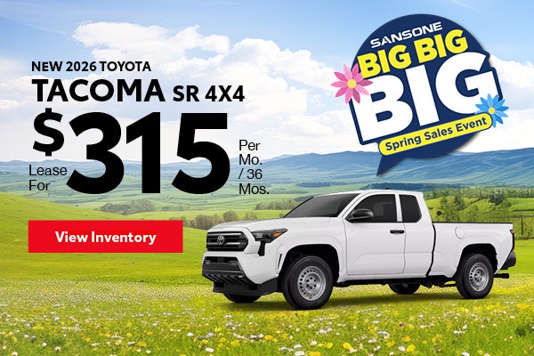 New 2026 Toyota Tacoma SR 4x4