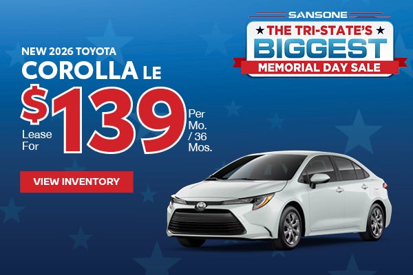 New 2026 Toyota Corolla LE