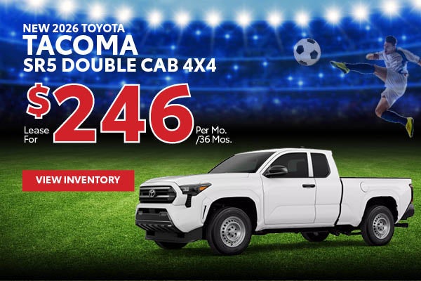 New 2026 Toyota Tacoma SR5 Double Cab 4x4
