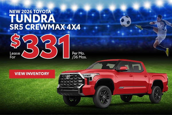 New 2026 Toyota Tundra SR5 CrewMax 4x4