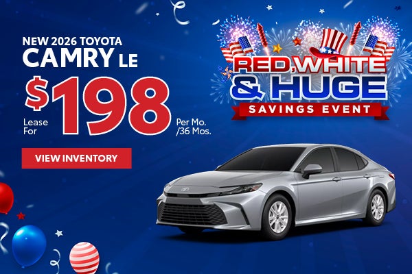 New 2026 Toyota Camry LE 
