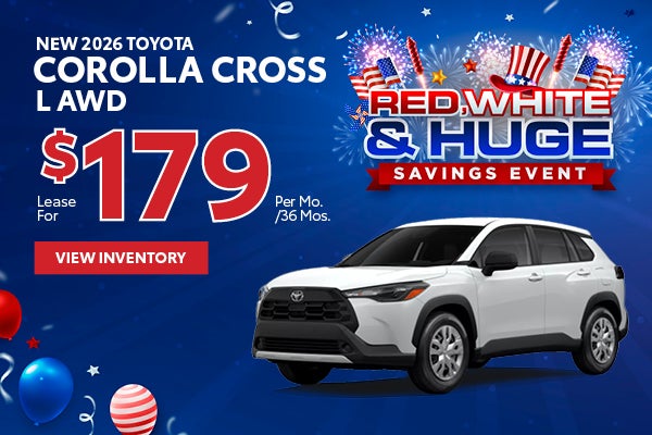 New 2026 Toyota Corolla Cross L AWD