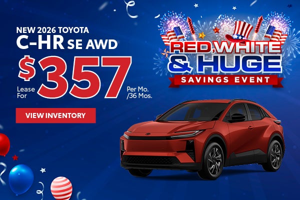 New 2026 Toyota C-HR SE AWD