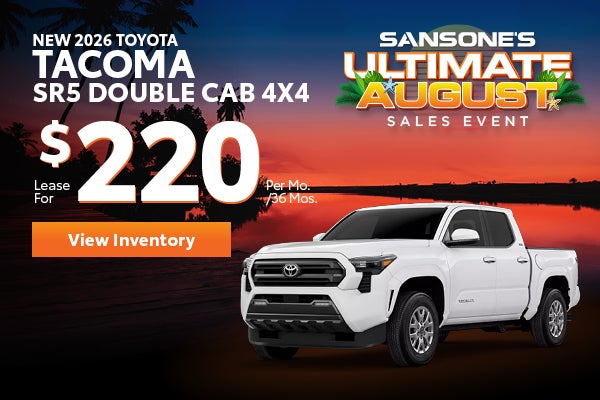 New 2026 Toyota Tacoma SR5 Double Cab 4x4