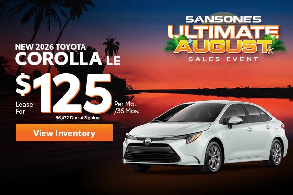 New 2026 Toyota Corolla LE 