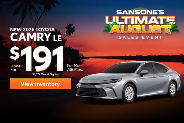 New 2026 Toyota Camry LE