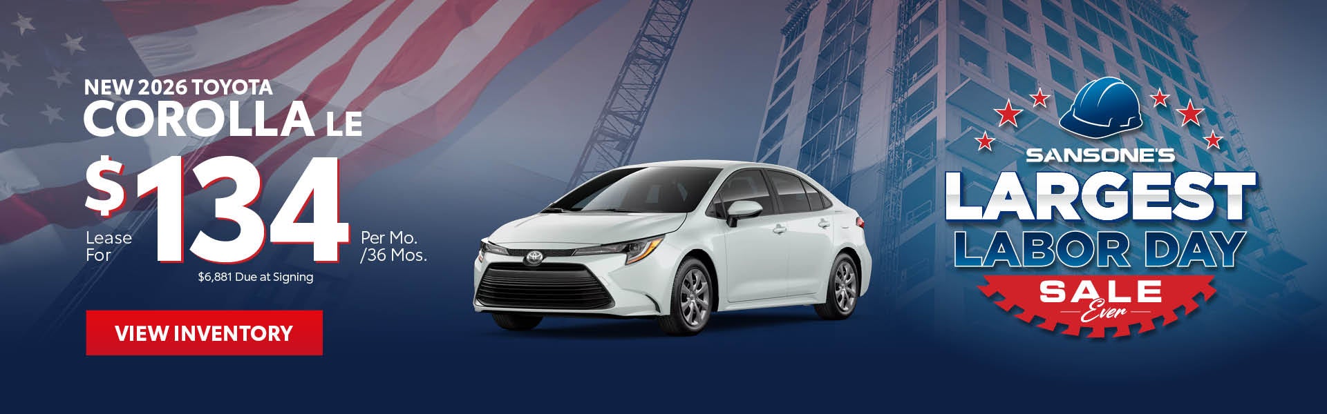 New 2026 Toyota Corolla LE