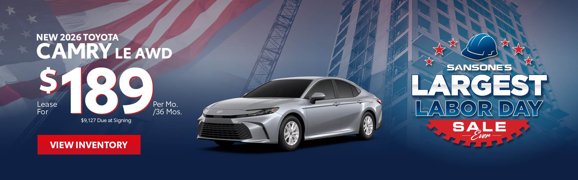 New 2026 Toyota Camry LE AWD