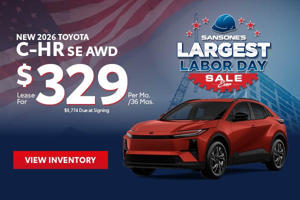 New 2026 Toyota C-HR SE AWD