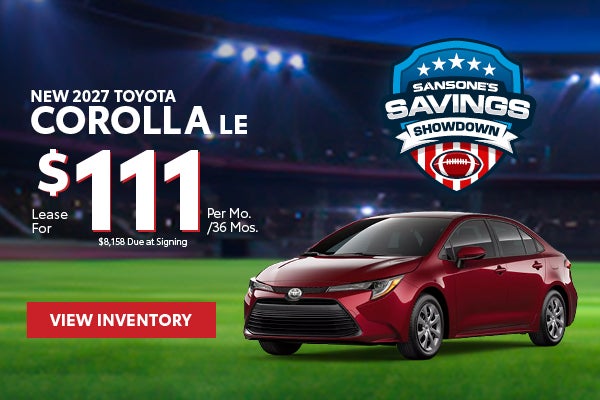 New 2027 Toyota Corolla LE