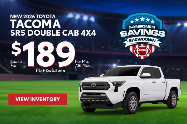 New 2026 Toyota Tacoma SR5 Double Cab 4x4