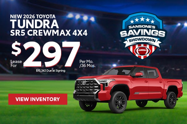 New 2026 Toyota Tundra SR5 CrewMax 4x4