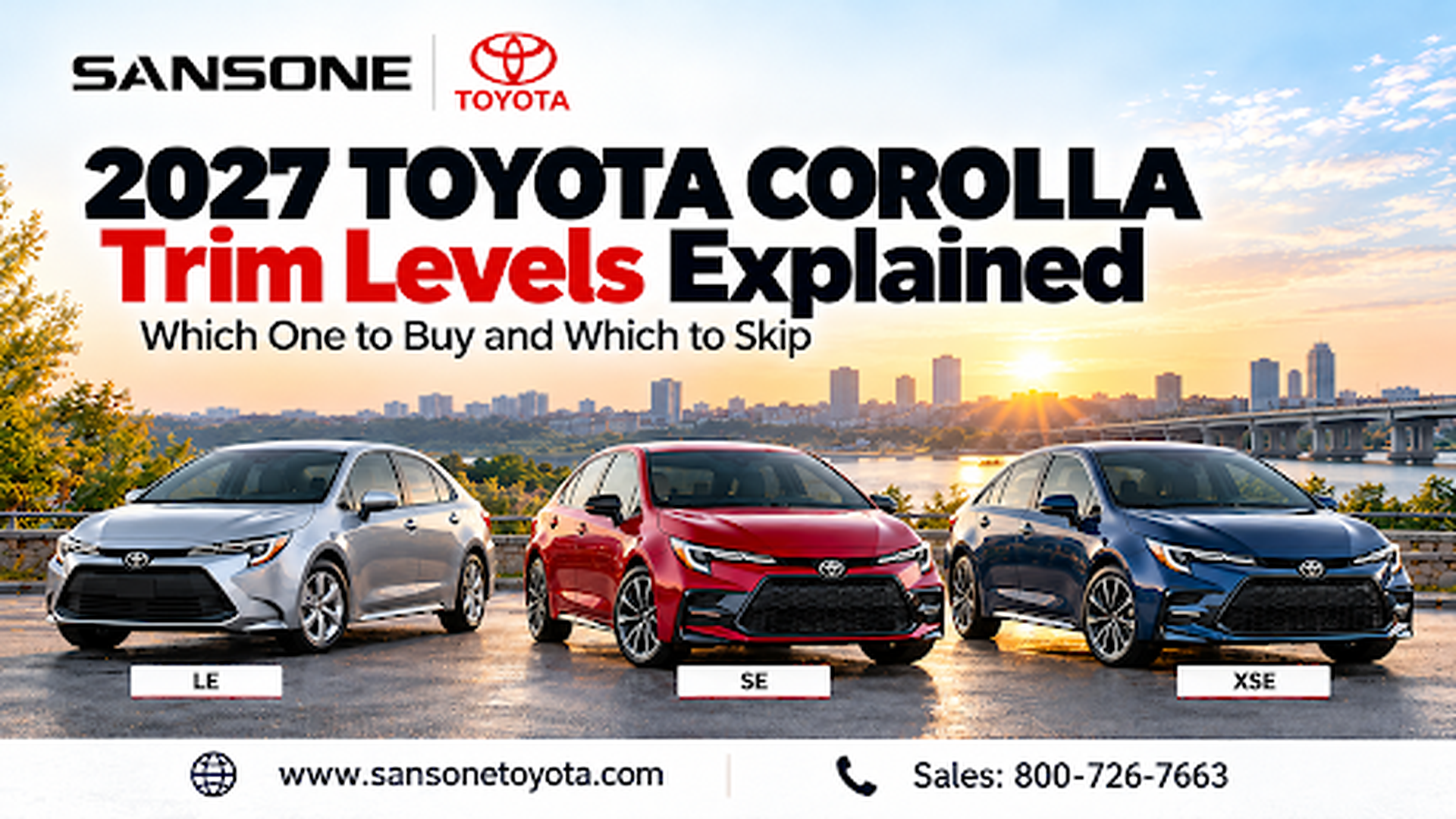 2027 Toyota Corolla trim levels